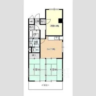 メゾン政喜3【3階】の間取り
