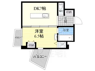 デザイナーズWANARI【4階】の間取り