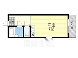 クッキィー石山寺【2階】の間取り