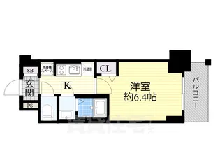 プレサンス新大阪ジェイズ【4階】の間取り