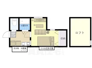 ハイツ翠明【205号室】の間取り