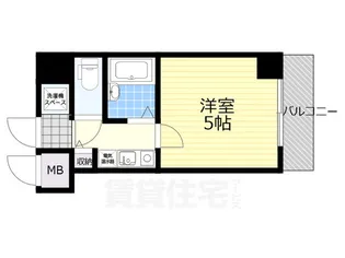 コーポひろおか【5階】の間取り