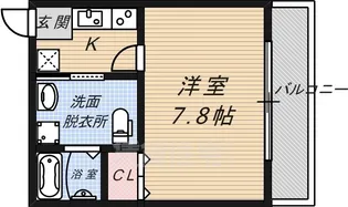 リヴェール京都三条【1階】の間取り