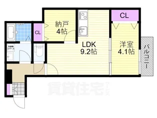 EIJU加島B【3階】の間取り