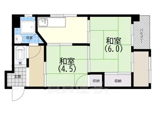 片山マンション【1号室】の間取り