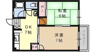 第1中日ビル【3階】の間取り