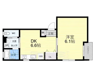 ガーデンヒルズ3【3階】の間取り