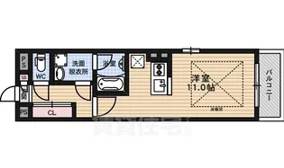 グランコスモ河原町【3階】の間取り
