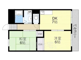 リアライズ上新庄【1階】の間取り