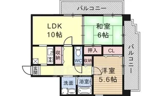 アビタ16【401号室】の間取り