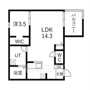 ユニオーネ豊田本町【2階】の間取り