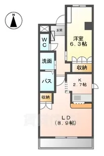 ガーデンハウス【3階】の間取り