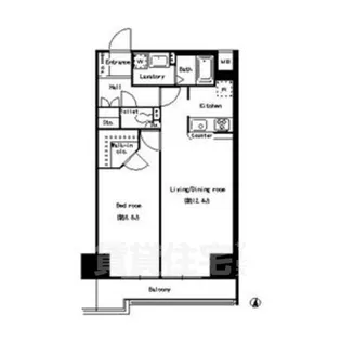 パークアクシス丸の内【12階】の間取り