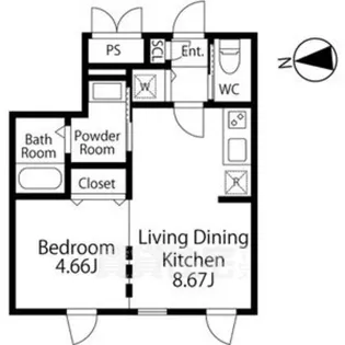 Branche城西【4階】の間取り