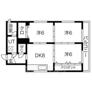 コーポエリオ【2階】の間取り