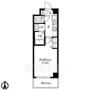 ライスフィールド【2階】の間取り
