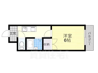 第2まやハイツ【6階】の間取り