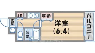 レジェンダリー武庫川【5階】の間取り