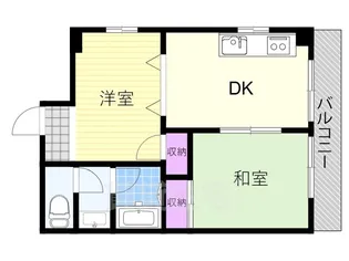 ハウスアイ御幣島【2階】の間取り