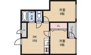 ロイヤルコート5番館【2階】の間取り