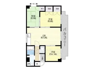 シェリール北園田【3階】の間取り