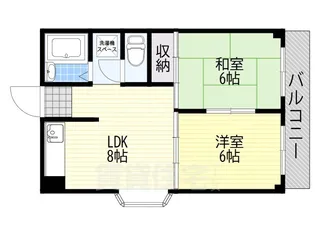 ルガル・デ・レイナ【2階】の間取り