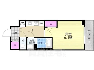 「ベラジオレガシー葛野大路八条」【11階】の間取り