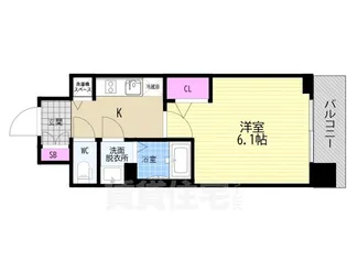ベラジオレガシー葛野大路八条【10階】の間取り