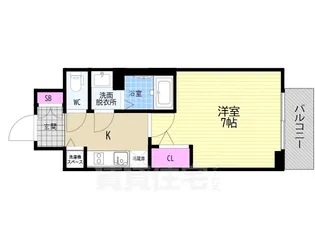 ベラジオレガシー葛野大路八条【10階】の間取り