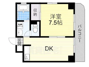 レクシア新大阪【3階】の間取り