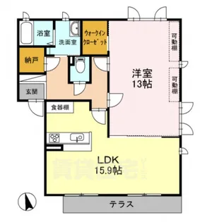 GRANCEED寿【1階】の間取り