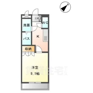 コンフォール白水【2階】の間取り