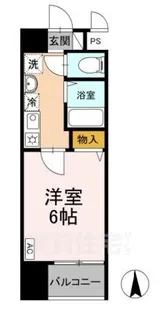カスタリア京都西七条【8階】の間取り