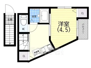マウンテンハウス1【202号室】の間取り