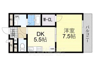 アンプルールフェールリアライフ【2階】の間取り