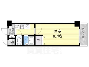 新大阪エクセルハイツ【8階】の間取り