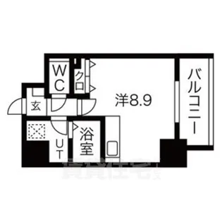 アレーヌコート新瑞橋【8階】の間取り