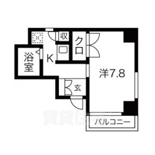ルーミヤ鶴舞【7階】の間取り
