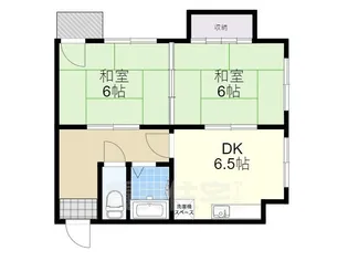 ヴェルドミール堺【3階】の間取り
