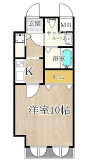 メゾンパティオ2【8階】の間取り