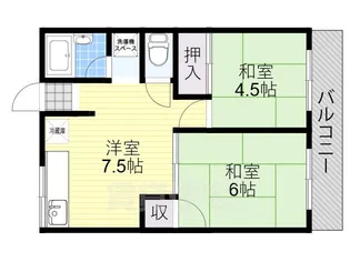 瀬田サンプラザマンション【1階】の間取り