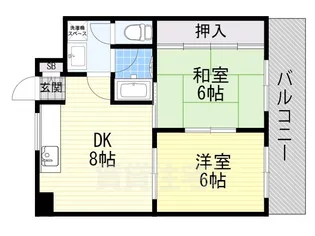 リバーシティ久【202号室】の間取り