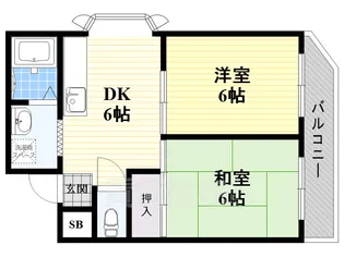 JSC尼崎【3階】の間取り