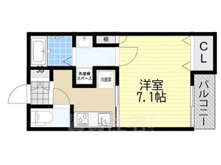 グレース石山【3階】の間取り