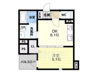 Lino久宝寺【2階】の間取り