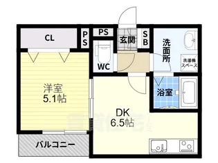 Lino久宝寺【2階】の間取り
