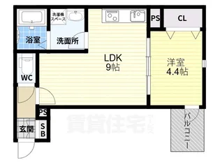 Lino久宝寺【2階】の間取り