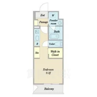 L'Allure (ラリュール)【4階】の間取り