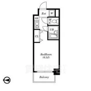 ミスターワシントンビル【8階】の間取り