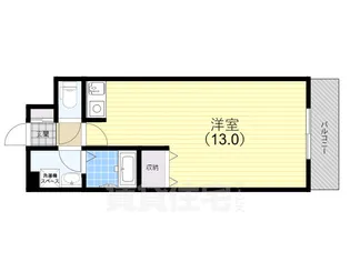 フルール須磨【1階】の間取り